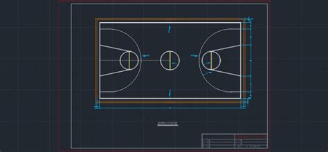 Gambar Lapangan Basket Cad Dekorasi Dan Model Dwg Unduhan Gratis Pikbest