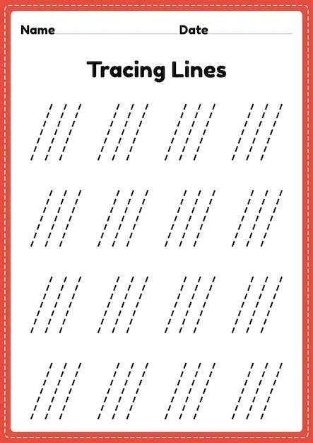 Tracing Lines Worksheet Superstar Worksheets Worksheets Library