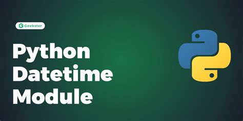 Python Datetime Module With Example