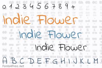 Indie Flower Font Download - Fonts4Free