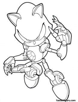 Evil Sonic Printable Coloring Pages - Ferrisquinlanjamal