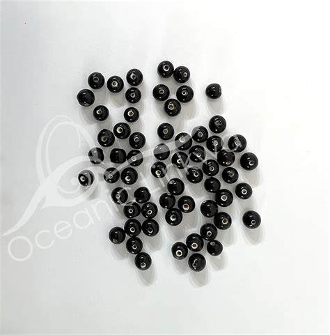 Black Glass Beads 6mm Wholesale Oceanic Linkways In Nj Usa