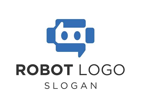 Premium Vector Robot Logo Design