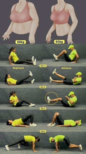 A Woman Doing Exercises On Her Stomach With The Instructions To Do It