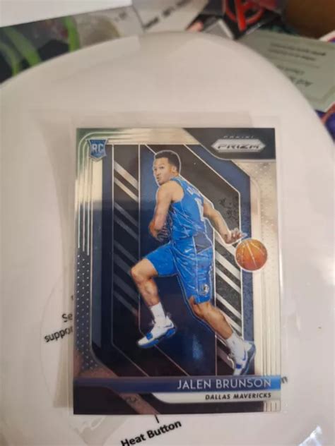 Jalen Brunson Rc New York Knicks Panini Prizm Nba Rookie Invest