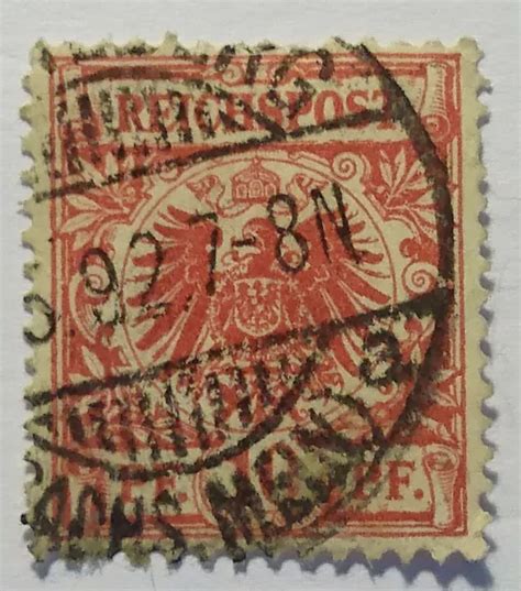 TIMBRE ALLEMAGNE Reich Post 10 PFN Empire Allemand EUR 2 00