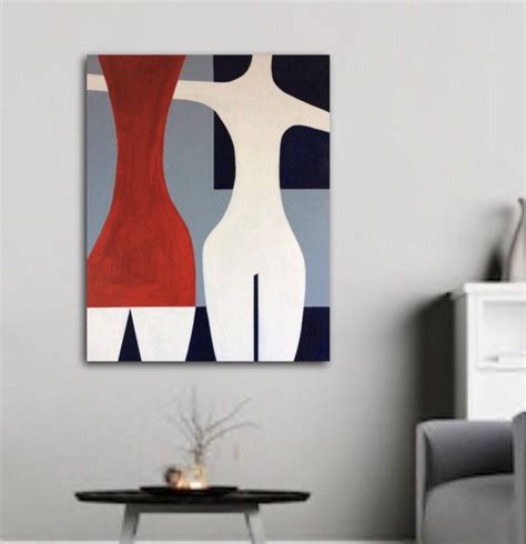 Große abstrakte Malerei Kunst minimalistische Malerei Etsy