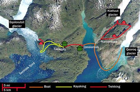 Greenland Hiking and Kayaking, a combo trip of 8 days