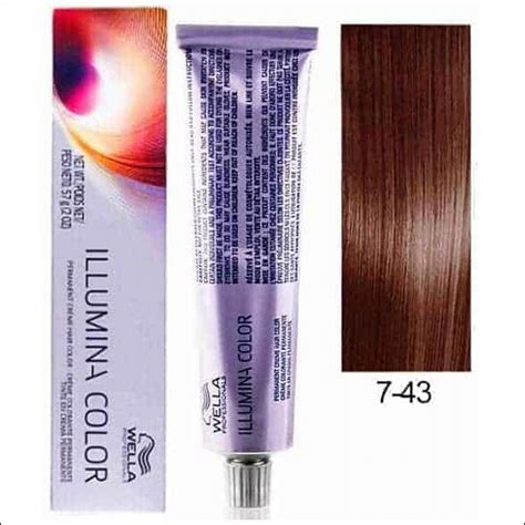 Краска Wella Illumina Color 7 43 купить в интернет магазине