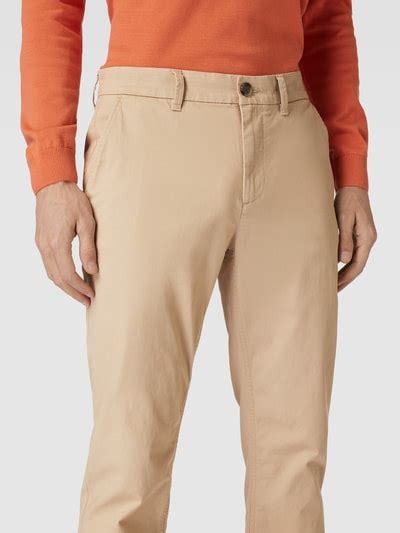 Tom Tailor Regular Fit Chino Mit Paspeltaschen Beige Online Kaufen