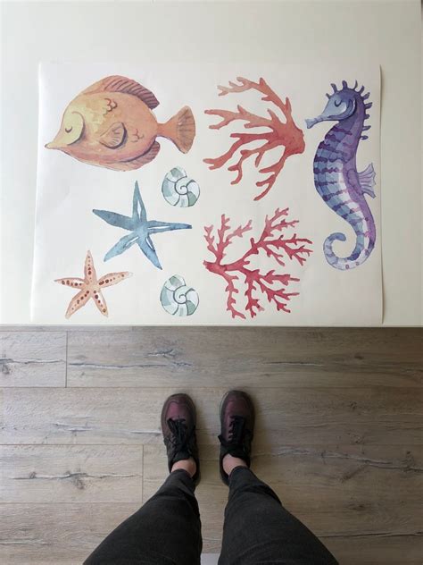 Under The Sea Decal Ocean Decals Ocean Wall Decals Etsy