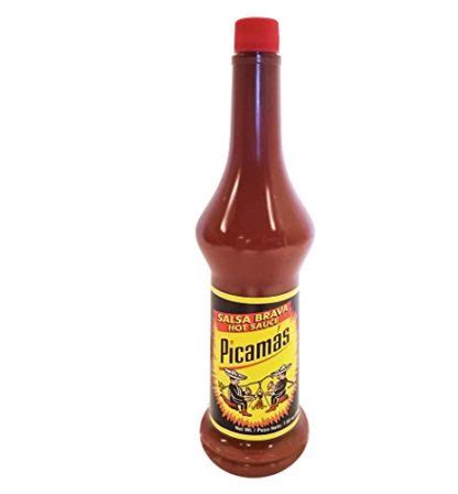 Picamas Red Hot Sauce Oz Salsa Roja Picante Pack Of Scoville Scale