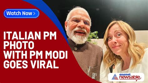 Melodi Selfie Italian Pm Giorgia Melonis Photo With Pm Modi At Cop28