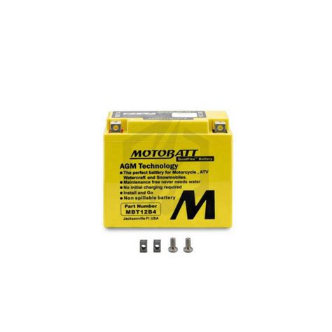 Batterie Motobatt QuadFlex AGM MBT12B4 12V 11ah 150A YT12B BS