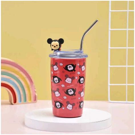 Jual Termos Tumbler Minum Lotso 500ML Strawberry Bear Termos Botol