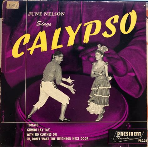 June Nelson June Nelson Sings Calypso Vinyl Discogs