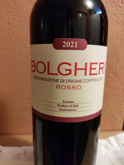 Grattamacco Bolgheri Rosso Italy Tuscany Bolgheri Cellartracker