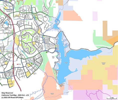 Otay Lakes County Park - California Trail Map