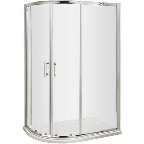 Nuie Pacific Offset Quadrant Shower Enclosure Mm X Mm With Tray