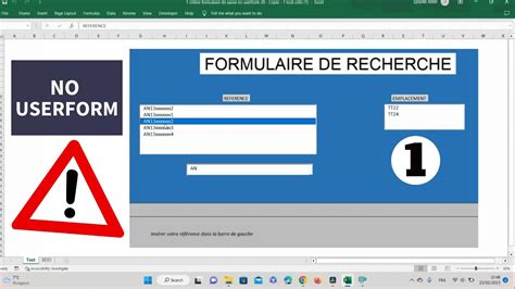 1 2 Vba Listview Créer Un Formulaire De Recherche Youtube