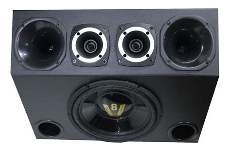 Caixa Carro Som Automotivo Completo Trio Subwoofer Grave Frete Gr Tis