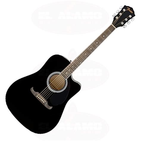 Guitarra Fender FA 125CE Dreadnought Black WN 0972713506 Alamo Musical