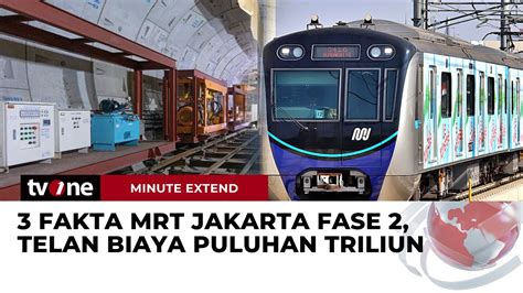 MRT Jakarta Fase 2 Dalam Pembangunan Dibagi Dalam 2 Tahap TvOne