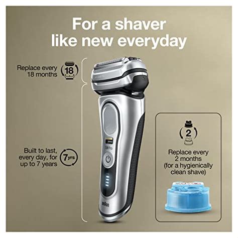 Braun Electric Razor For Men Waterproof Foil Shaver Series 9 Pro