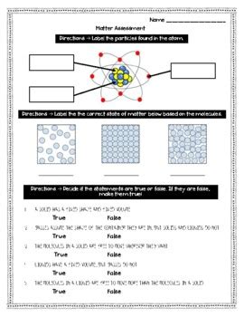 Matter Assessment VA SOL 5 7 By Nautical Knowledge TPT