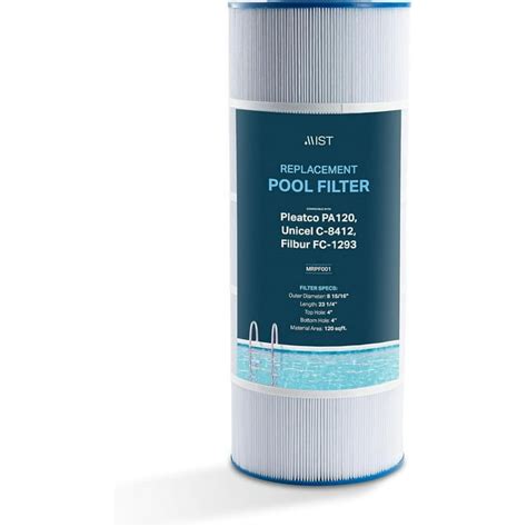 Mist Replacement Pool Filter Cartridge for Hayward C1200, Pleatco PA120 ...