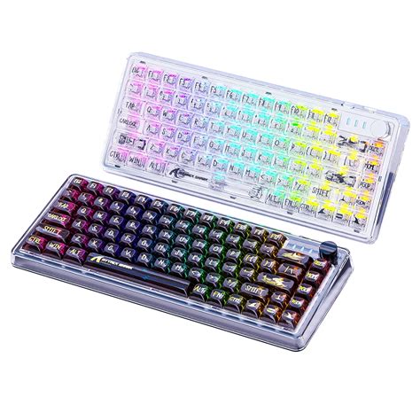 K75 RGB USB Kablolu Mekanik Klavye Effaf 87 Tu Lar S Cak Swap Mekanik