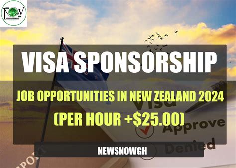 Visa Sponsorship Job Opportunities In New Zealand 2024 25