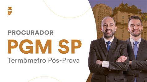 Procurador PGM SP Termômetro Pós Prova PARTICIPE