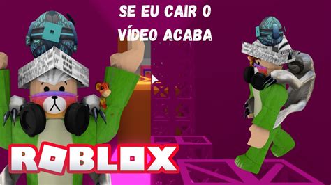 Roblox Se eu cair ou morrer o vídeo acaba Corridor of Hell YouTube