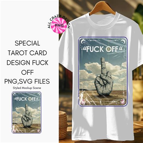 Special Tarot Card Fuck Of PNG Sarcastic Funny Tarot Card Sublimation Design Trendy Humorous T
