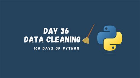 Automating Data Cleaning With Python 36 100 Days Of Python By