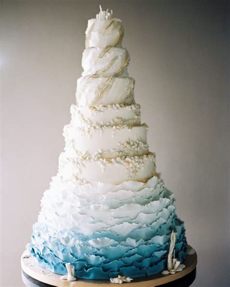 Ideas For An Elevated Beach Wedding Beach Wedding Cake Themed