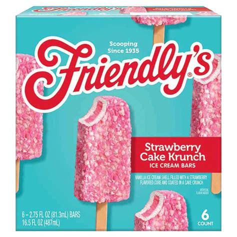 Strawberry Cake Krunch Bars 6 Pack Friendly S