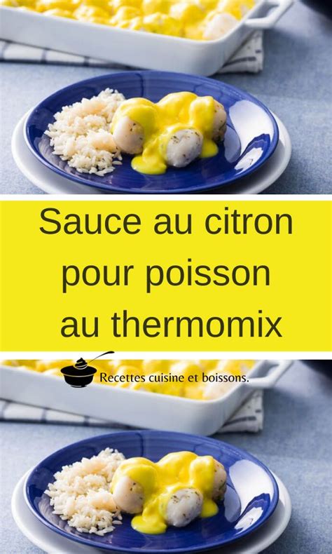 Sauce Au Citron Pour Poisson Au Thermomix Sauce Citron Pour Poisson