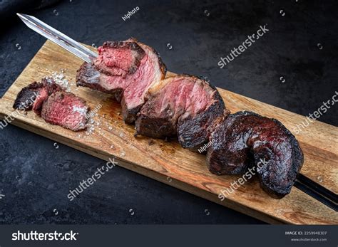 Barbecue Dry Aged Wagyu Brazilian Picanha Stock Photo