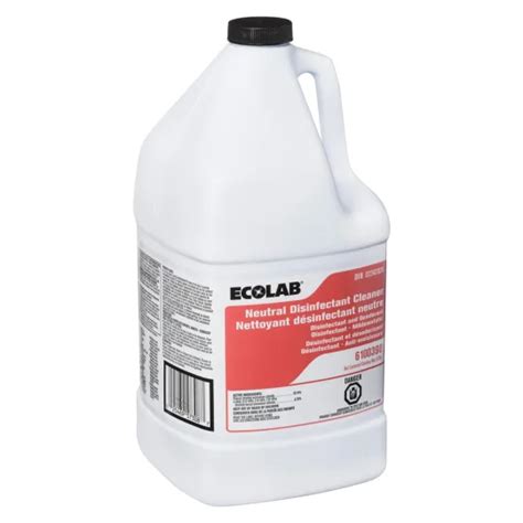 Ecolab 6100390 Neutral Disinfectant Cleaner 378l 4cs International Safety