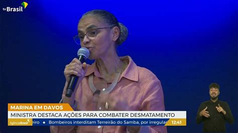 Davos Marina Silva Destaca Ações De Combate Ao Desmatamento Repórter