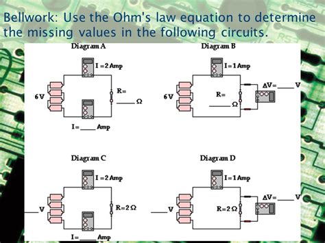 Circuit Diagram Of Ohms Law Circuit Diagram