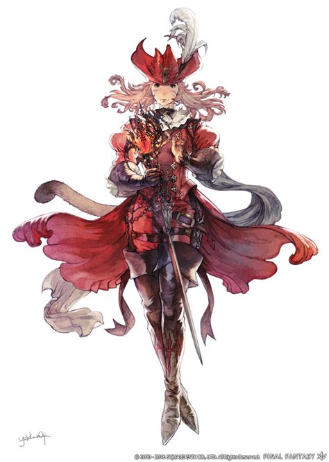 File:Red Mage concept art.png - Final Fantasy XIV Online Wiki - FFXIV / FF14 Online Community ...