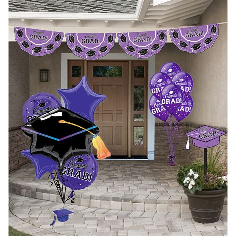 Party City Congrats Grad Graduation Outdoor Decorating Kit Includes