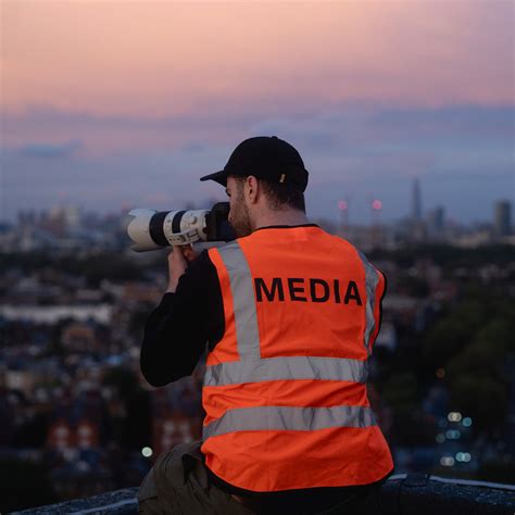 Hi Vis Media Vest North Borders Merch Northborders