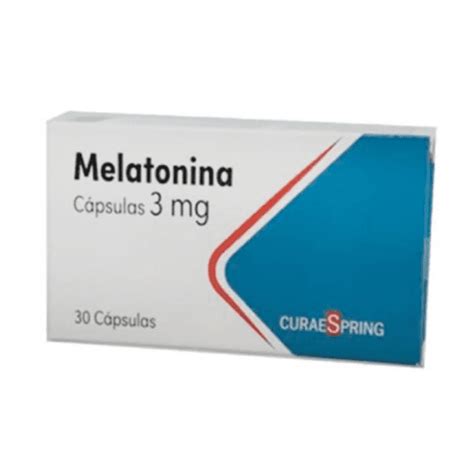 Melatonina 3 Mg X 30 Capsulas Curaespring Ecofarmacias