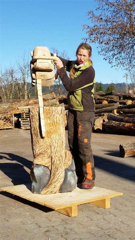 Holz Motorsäge Allgäu Carving