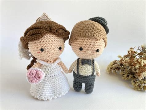 The Bride And Groom Sof A Pablo Amigurumi Crochet Pattern Etsy