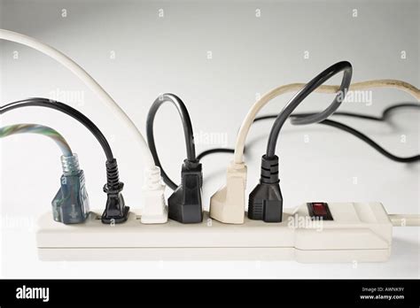 Electric Plugs And Electrical Sockets Stock Photo Alamy